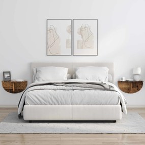 vidaXL Ράφι Τοίχου Παλιό ξύλο 48 x 24 x 24 εκ
