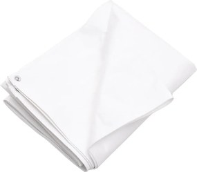 vidaXL Μουσαμάς Λευκός 260 γρ./μ.² 6x6 μ. από HDPE
