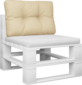 vidaXL Μαξιλάρι Παλέτας Μπεζ 50 x 40 x 12 εκ. Υφασμάτινο
