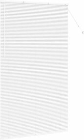 vidaXL Βενετσιάνικες Ρόδες Λευκό 220 x 135 εκ Αλουμίνιο