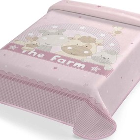 Κουβέρτα Βελουτέ Αγκαλιάς (80x110) Belpla 664 Ροζ