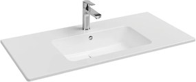 Νιπτήρας Flat Bianco Ceramica White-Μήκος: 101 εκ.