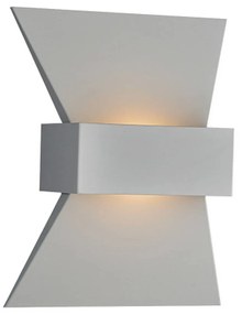 Φωτιστικό Τοίχου ZD81166LEDGY Grey Aluminium