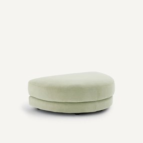 Υποπόδιο σύνθεσης από stonewashed βελούδο, TIBERIO