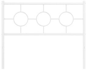 vidaXL Κεφαλάρι Λευκό 107 εκ. Μεταλλικό