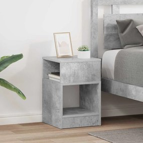 vidaXL End Table 2 pcs Σκυρόδεμα Γκρι 30,5 x 30 x 45 εκ