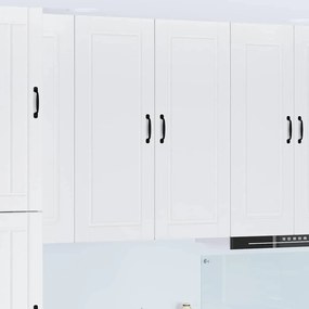 Κρεμαστό ντουλάπι κουζίνας με ράφι Λευκό 40 x 31 x 100 εκ.