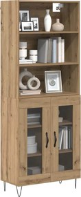 vidaXL Highboard 2 pcs Artisan Oak 69,5 x 34 x 180 εκ.