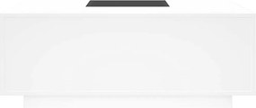 vidaXL Τραπεζάκι Σαλονιού Infinity LED Λευκό 100x100x40 εκ.