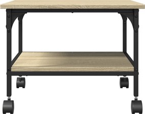 vidaXL Βάση Εκτυπωτή 2 Επιπέδων Sonoma Δρυς 50x40x38 εκ Επεξ. Ξύλο