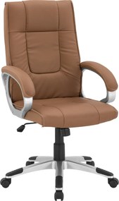 ΚΑΡΕΚΛΑ ΓΡΑΦΕΙΟΥ CHANDER HM1092.09 ΣΕ CAMEL ΑΠΟΧΡΩΣΗ 63x66x116 εκ.