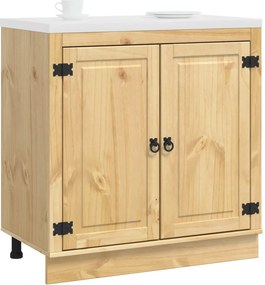 vidaXL Ντουλαπιού (Cabinet) SKI Μέλι Καφέ 80 x 46 x 81,5 εκ