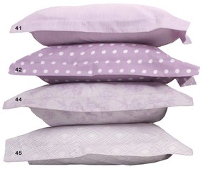 Βρεφικό Σεντόνι Baby Mix &amp; Match 45 Lilac Anna Riska Λίκνου 80x100cm Χωρίς Λάστιχο 100% Βαμβάκι