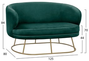 ΣΕΤ ΣΑΛΟΝΙ 3ΤΜΧ ARIEN HM11051.03 ΚΥΠΑΡΙΣΣΙ ΒΕΛΟΥΔΟ-ΧΡΥΣΗ ΒΑΣΗ