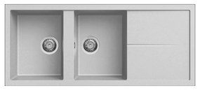 Νεροχύτης κουζίνας UNICO 500 Aluminium 79 ELLECI 116x50cm - LMU50079
