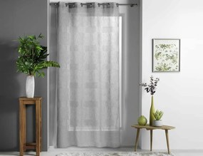 Κουρτίνα Χαμηλής Σκίασης Ajourela Douceur d'intérieur με κρίκους και διαστάσεις 140x280cm