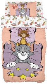 Beauty Home Σετ σεντόνια μονά Art 6194 Tom and Jerry 165x250 Εμπριμέ