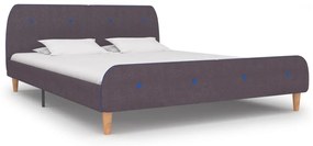 vidaXL Πλαίσιο Κρεβατιού Χρώμα Taupe 160 x 200 εκ. Υφασμάτινο