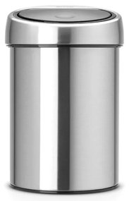 Brabantia 647211 Καλαθάκι Μπάνιου Touch Bin 3L, Matt Steel