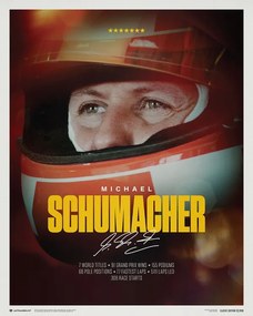 Εκτύπωση έργου τέχνης Michael Schumacher - Keep Fighting - 2023, (40 x 50 cm)