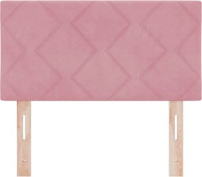 vidaXL Κεφαλάρι Ροζ 80 cm Βελούδο