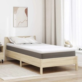 vidaXL Στρώμα επικάλυψης Λευκό 90 x 200 cm Υφασμα Jacquard
