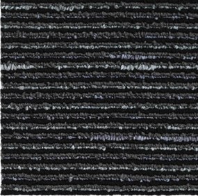 vidaXL Πλακάκι Χαλιού Ριγέ Μαύρο 50 x 50 cm 20 pcs