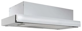 vidaXL Απορροφητήρας Συρόμενος Λεπτός 480μ³/ώρα Αλουμίνιο/Ανοξ. Ατσάλι