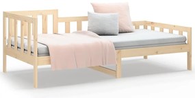 vidaXL Καναπές Κρεβάτι Χωρίς Στρώμα 90x200 εκ. Μασίφ Ξύλο Πεύκου