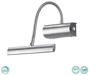 Απλίκα Φωτιστικό Τοίχου Led Νίκελ Curtis 279770107 Trio Lighting-279770107-Νίκελ Ματ 279770107