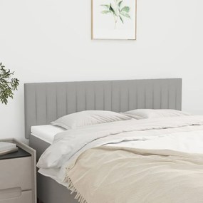 vidaXL Κεφαλάρια Αν. Γκρι 144x5x78/88 εκ. Ύφασμα