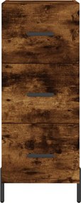 vidaXL Ντουλάπι Καπνιστή δρυς 34,5x34x180 εκ. από Επεξεργασμένο Ξύλο
