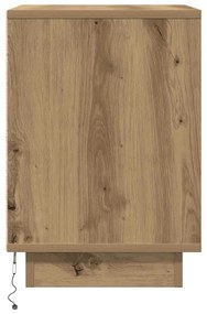 ΚΟΜΟΔΙΝΟ ΜΕ ΦΩΤΑ LED ARTISAN OAK 38X34X50 CM 861281