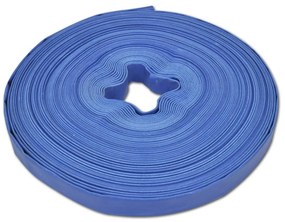 VidaXL Μάνικα Νερού Πλακέ 50 μ. 1" από PVC
