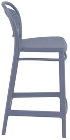 ΣΚΑΜΠΟ ΜΑΡΣΕΛ 65εκ.DARK GREY ΠΟΛ/ΝΙΟΥ 44Χ50Χ96εκ. 44Χ50Χ96εκ. (Σετ 4 ΤΕΜ)