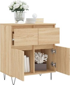 vidaXL Συρταριέρα Sonoma Δρυς 60x35x70 εκ. Επεξεργασμένο Ξύλο
