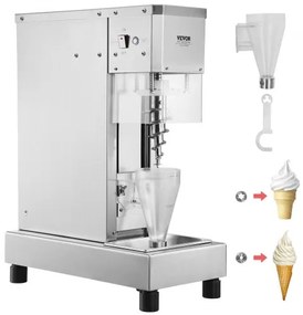 VEVOR Ice Cream Blender 750W Ice Cream Mixer Stir Machine 304 Stainless Steel