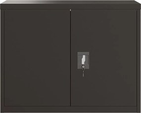 vidaXL Αρχειοθήκη Μαύρη 90 x 40 x 70 εκ. από Ατσάλι