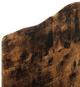 vidaXL Κεφαλάρι Καπνιστό Δρύς 75 cm Επεξεργασμένο ξύλο