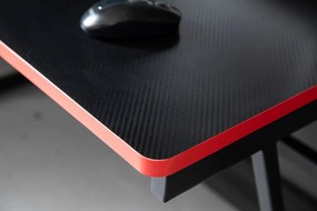 Γραφείο Gaming Μαύρο Εφέ Carbon 120x75x60