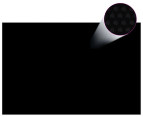 Κάλυμμα Πισίνας Ηλιακό Μαύρο/Μπλε 300x200 εκ. από Πολυαιθυλένιο - Μαύρο