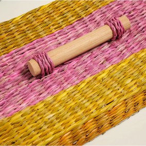 Stewehome Καλάθι από Tam Dao Cayiri Πολύχρωμο 40x15x16 cm