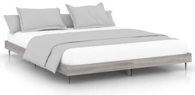 vidaXL Πλαίσιο Κρεβατιού Γκρι Sonoma 120x200 εκ. Επεξεργασμένο Ξύλο