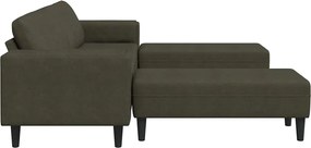 vidaXL Καναπές σαλονιού 3 pcs Στρατιωτικό Πράσινο