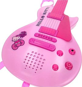 Παιδική Kιθάρα Hello Kitty Ηλεκτρονικά Είδη Μικρόφωνο Ροζ