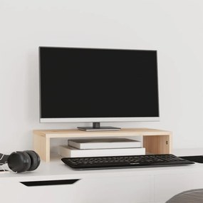 vidaXL Βάση Οθόνης 50 x 27 x 10 εκ. από Μασίφ Ξύλο Πεύκου