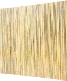 VEVOR Natural Rolled Bamboo Fence Bamboo Panel 4 ft H x 6 ft L x 0.75 in D.