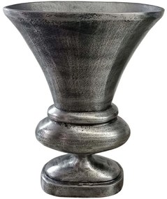 Βάζο Mut 022168 32x16x46cm Antique Silver Αλουμίνιο