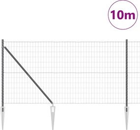 vidaXL Συρματόπλεγμα με ακίδες 10 x 1,2 μ (Π x Υ)