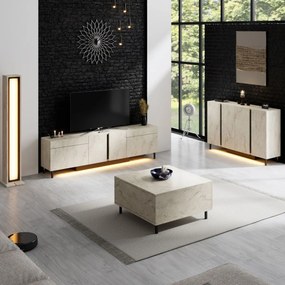 Κονσόλα Τραβερτίνη LEEGE 127x32x80